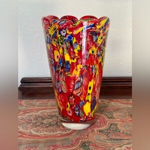 Murano? Glass vase